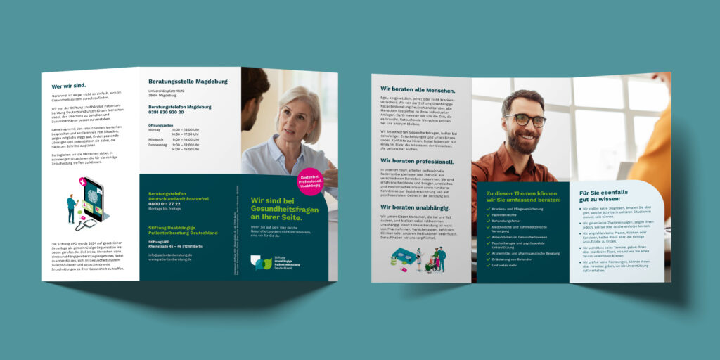 Info-Folder: Beratungsstelle Magdeburg © Stiftung UPD