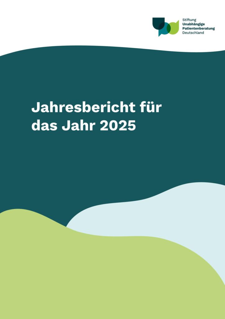 Cover des Jahresberichts für das Jahr 2025 © Stiftung UPD